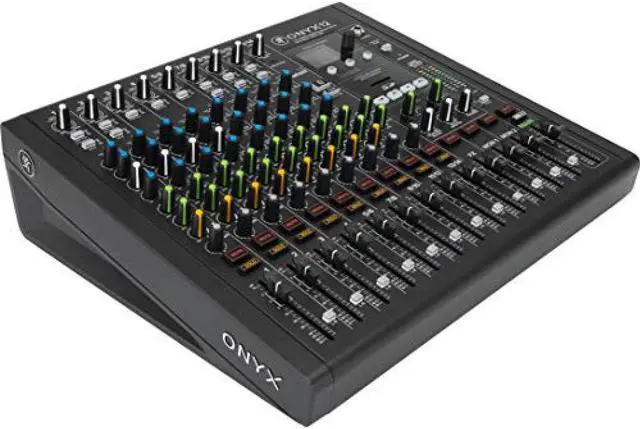 Alt view image 7 of 17 - Mackie Onyx12 12-Channel Premium Analog Mixer with Multitrack USB