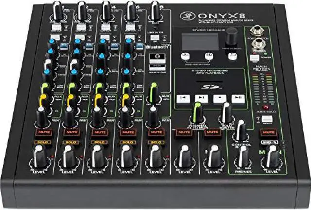 Alt view image 5 of 19 - Mackie Onyx8 8-Channel Premium Analog Mixer with Multitrack USB