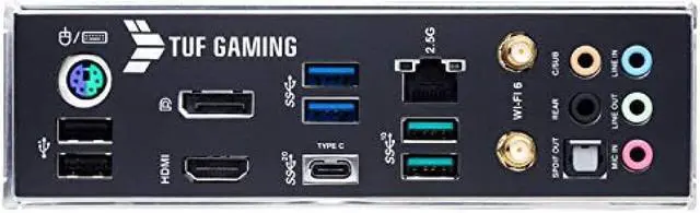 Alt view image 5 of 7 - ASUS TUF Gaming Z590-Plus WiFi 6, LGA 1200 (Intel 11th/10th Gen) ATX Gaming Motherboard (PCIe 4.0, 3 x M.2/NVMe SSD, 14+2 Power Stages, USB 3.2 Gen 1 Front Panel Type-C, 2.5Gb LAN, Thunderbolt 4 Support, Aura RGB Lighting)