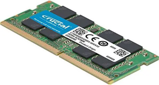 Crucial 32GB Single DDR4 2666 MT/S CL19 SODIMM 260-Pin Memory
