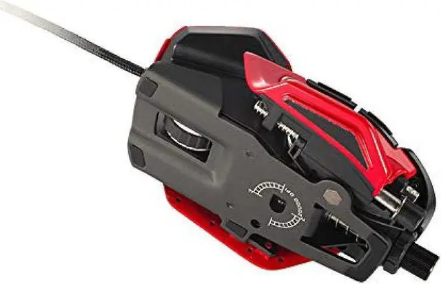 Alt view image 2 of 7 - Mad Catz Mad Catz Gaming Mouse RAT 8+ ADV Wired Mouse Ergonomic Design Pixart PMW 3389 PRO with Optical Sensor MR06DCINRD000-0JI