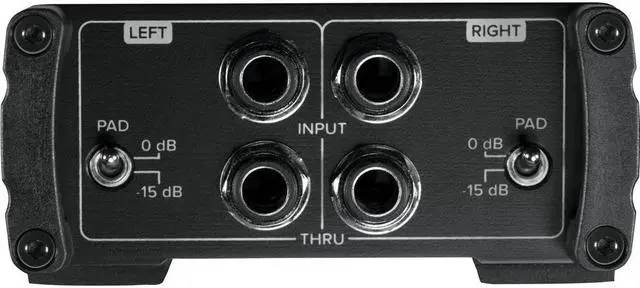 Alt view image 8 of 20 - Mackie MDB-2P M-Series Passive Stereo Direct Box