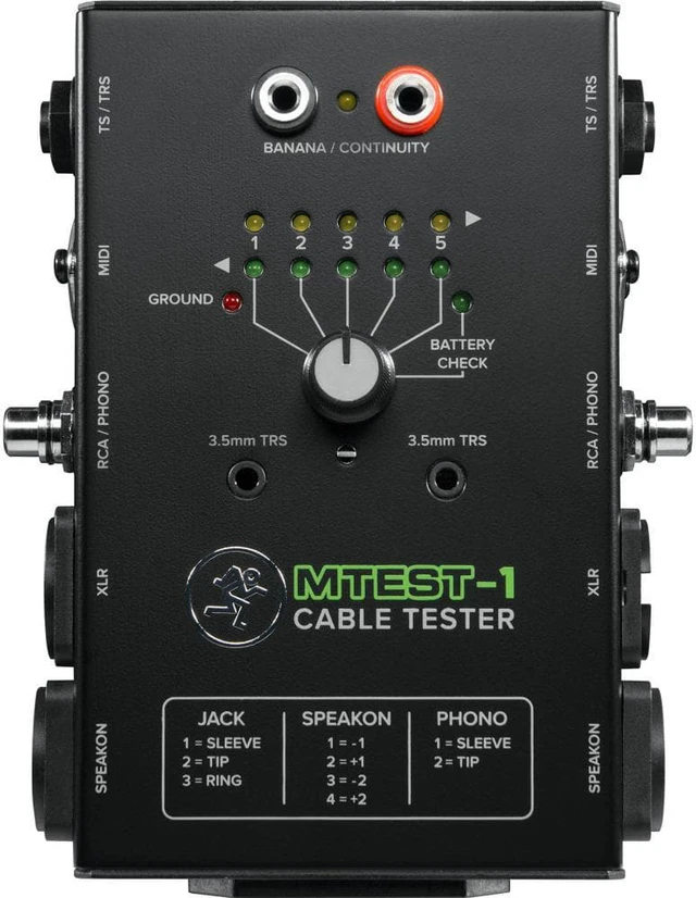 Alt view image 2 of 16 - MACKIE McKee Cable Tester MTEST-1