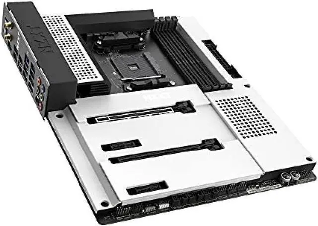 Alt view image 4 of 7 - NZXT N7 B550 - ATX AMD AM4 Ryzen Motherboard, DDR4, WiFi 6E,  - Matte White
