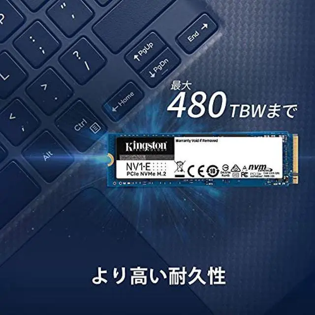Alt view image 5 of 7 - Kingston Technology Kingston SSD NV1-E 500GB M.2 2280 NVMe PCIe 3.0×4 SNVSE/500G Guaranteed Product