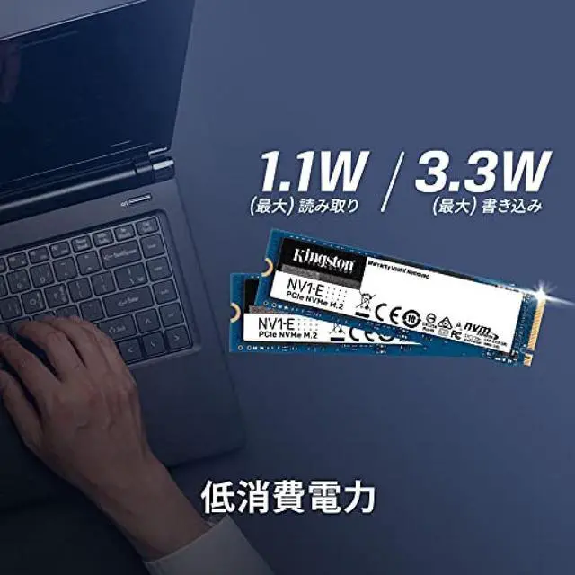 Alt view image 6 of 7 - Kingston Technology Kingston SSD NV1-E 500GB M.2 2280 NVMe PCIe 3.0×4 SNVSE/500G Guaranteed Product