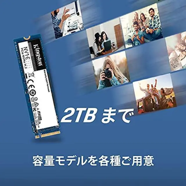 Alt view image 7 of 7 - Kingston Technology Kingston SSD NV1-E 500GB M.2 2280 NVMe PCIe 3.0×4 SNVSE/500G Guaranteed Product