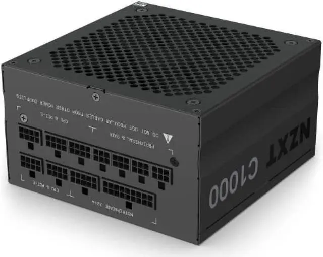 Alt view image 2 of 7 - NZXT C1000 PC power supply unit 1000W 80PLUS Gold 2022 model PA-0G1BB-JP PS1193