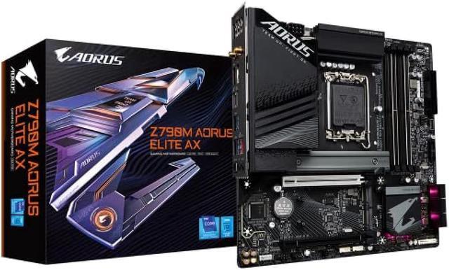 Main image of GIGABYTE Z790M AORUS ELITE AX Micro-ATX Motherboard MB5933