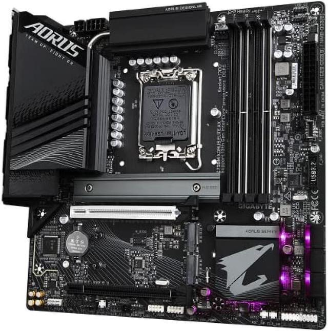 Alt view image 4 of 6 - GIGABYTE Z790M AORUS ELITE AX Micro-ATX Motherboard MB5933