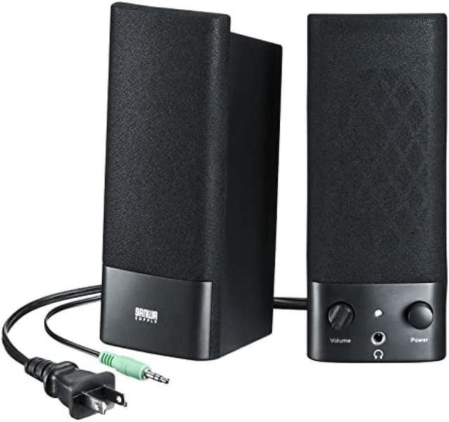 Sanwa Supply Multimedia Speaker MM-SPL2N3 Black - Newegg.ca