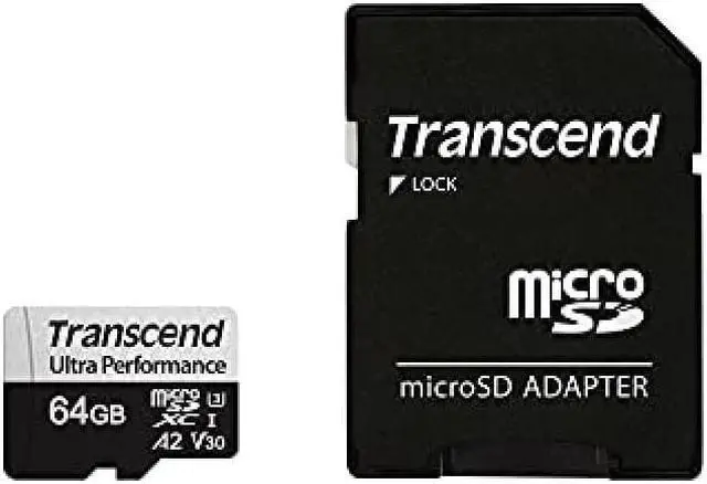 Alt view image 2 of 10 - Transcend Japan Transcend Ultra Performance microSD Card 64GB Class10 UHS-I U3 V30 A2 SD Card with Conversion Adapter TS64GUSD340S