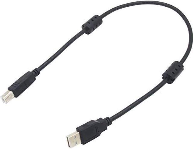 Audio fan USB-B Noise suppression with ferrite core --USB B approx. 50 cm Printer MIDI device USB2.0 Black USB Cables - Newegg.com