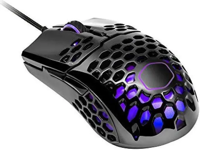 Main image of Cooler Master MasterMouse MM711 Black Glossy Gaming mouse Super lightweight Honeycomb shell adopted MM-711-KKOL2 MS439