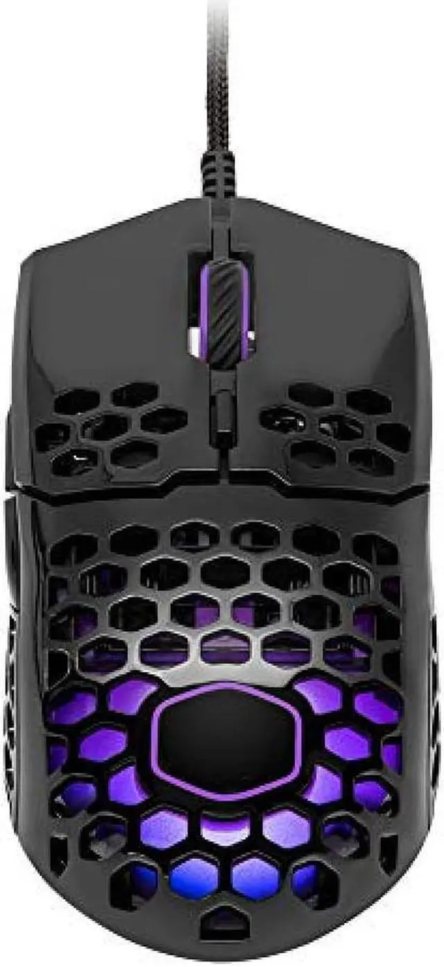 Alt view image 2 of 5 - Cooler Master MasterMouse MM711 Black Glossy Gaming mouse Super lightweight Honeycomb shell adopted MM-711-KKOL2 MS439
