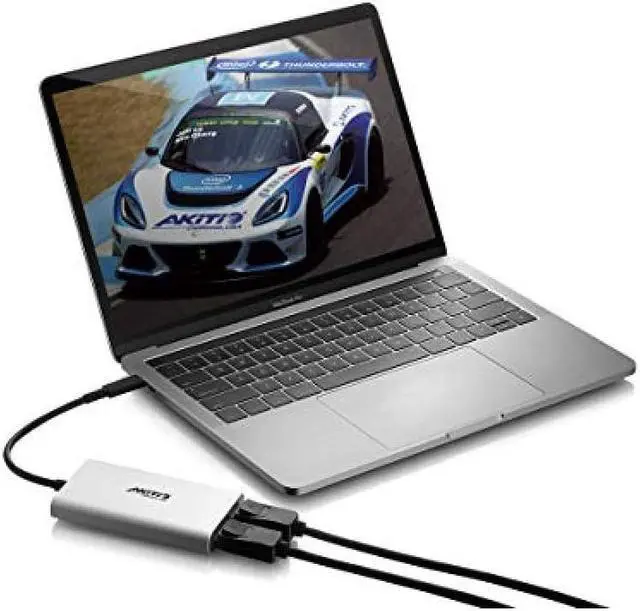 Alt view image 5 of 6 - AKiTiO T3-2DP (Thunderbolt 3 compatible DisPlayPort adapter / 4K 60Hz 2 screen simultaneous output or 5K 60Hz output compatible)