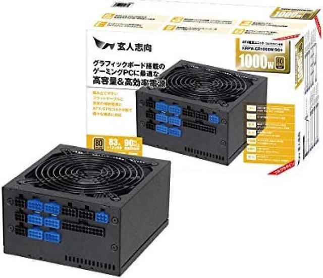 Expert-oriented 80Plus GOLD 1000W ATX power supply unit plug-in  KRPW-GR1000W / 90 +