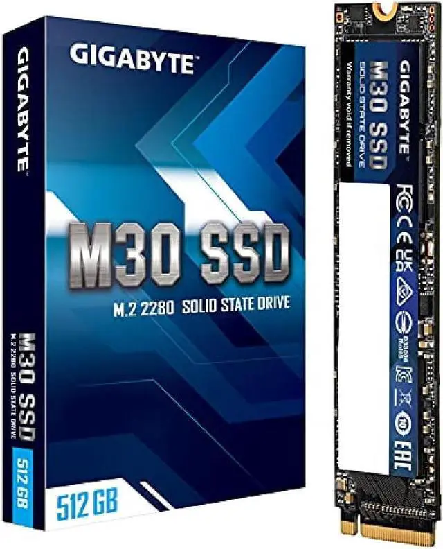 Main image of GIGABYTE M.2 SSD M30 series 512GB GP-GM30512G-G HD3109