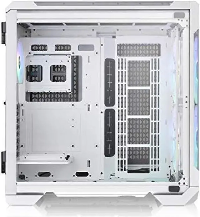 Alt view image 3 of 8 - Thermaltake View 51 TG ARGB SNOW EDITION Full Tower PC Case Enhanced Glass Swing Door Panel CA-1Q6-00M6WN-00 CS7811