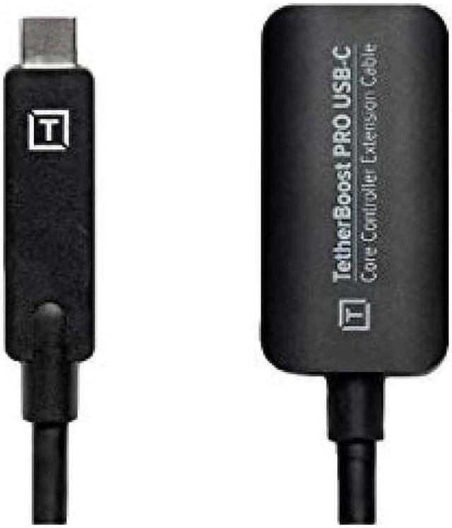 Alt view image 2 of 9 - TetherTools TetherBoost Pro USB-C Core Controller Extension Cable Black TBPRO3-BLK