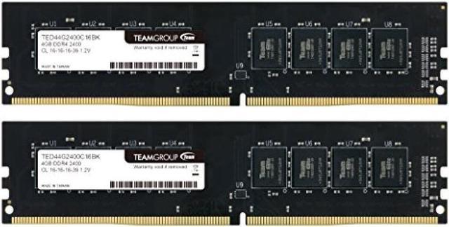 TEAM DDR4 PC4-19200 DDR4 2400MHz series Eco package (4GBx2 (8GBkit))