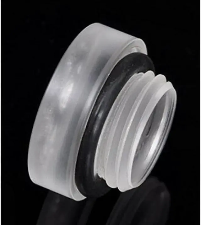 Alt view image 2 of 6 - BITSPOWER Bits Power G1/4 in. Crystal Stop Fitting II Clear/Black BP-ACSTII-BK