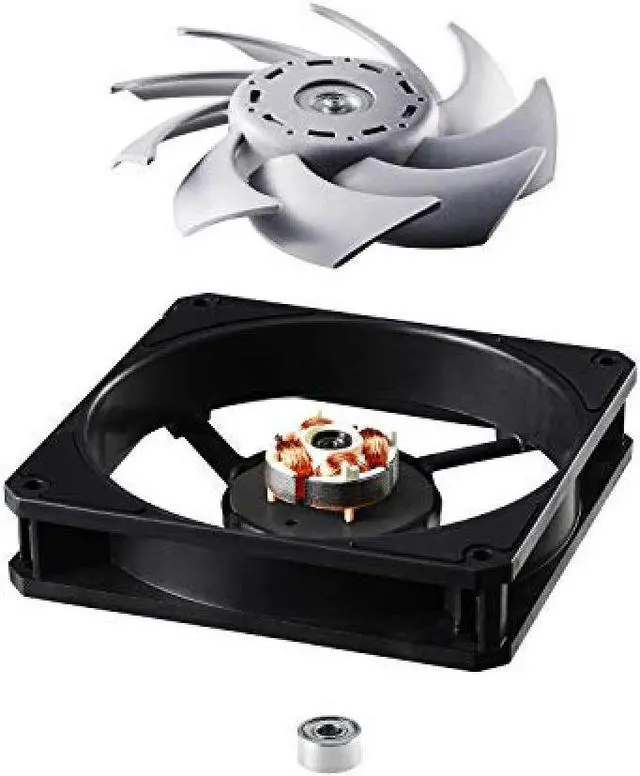Alt view image 2 of 7 - XPG Vento Vento Pro 120 PWM Case Fan  VENTOPRO120PWM-BKCWW