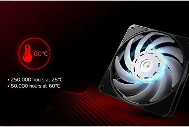 Alt view image 3 of 7 - XPG Vento Vento Pro 120 PWM Case Fan  VENTOPRO120PWM-BKCWW