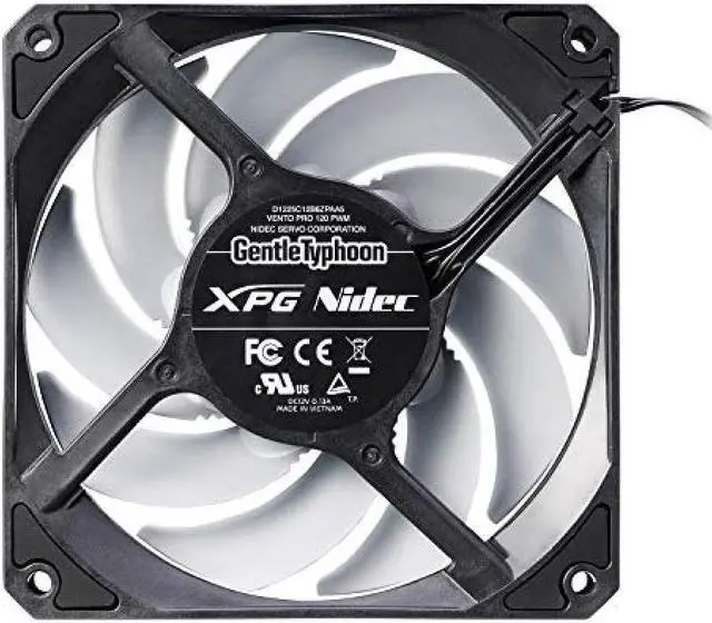 Alt view image 7 of 7 - XPG Vento Vento Pro 120 PWM Case Fan  VENTOPRO120PWM-BKCWW