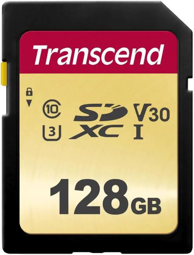 Alt view image 14 of 18 - 128GB Transcend 500S SDXC UHS-I U3 V30 SD Memory Card CL10 95MB/sec MLC Flash