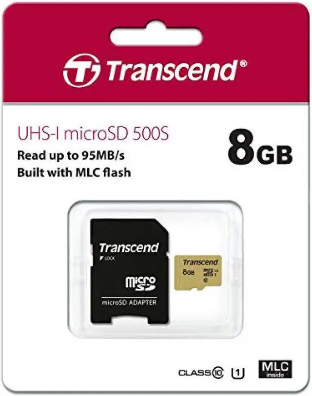 Alt view image 5 of 6 - Transcend 8 GB microSDHC