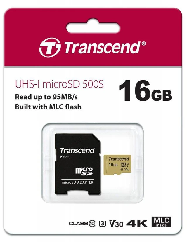 Alt view image 7 of 7 - Transcend 16 GB microSDHC