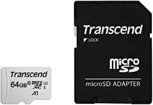 Alt view image 17 of 20 - 64GB Transcend 300S microSDXC UHS-I CL10 Memory Card with SD Adapter 95MB/sec