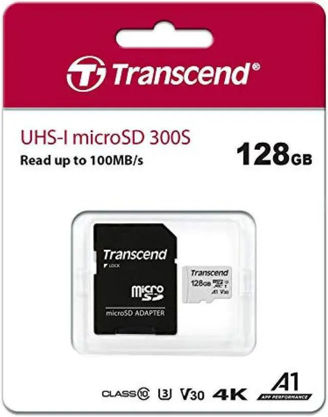 Alt view image 15 of 18 - Transcend 300s 128GB Class 10/UHS-I U3 microSDXC with Adapter TS128GUSD300SA