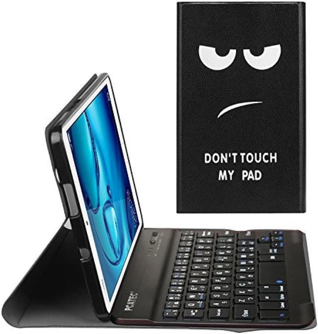 [PCATEC] NTT docomo dtab Compact d-01J / Huawei MediaPad M3 8.4 Bluetooth  keyboard with leather TPU case US layout Kana input support (Big Eyes)