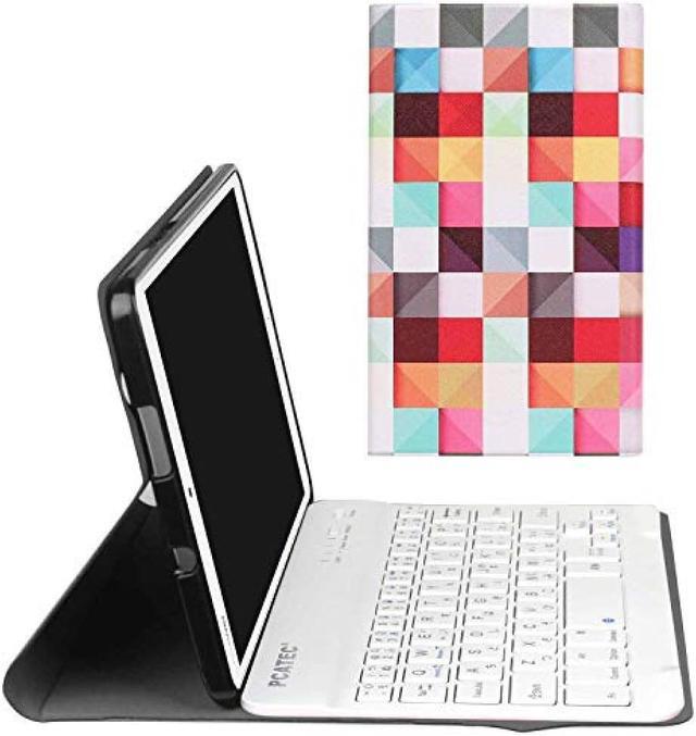 [PCATEC] NTT docomo dtab Compact d-01J / Huawei MediaPad M3 8.4 Bluetooth  keyboard with leather TPU case US layout Kana input support (square)