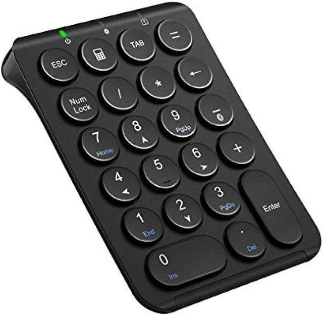 iClever Numeric Keypad Bluetooth Pantograph with Tab Key Durable