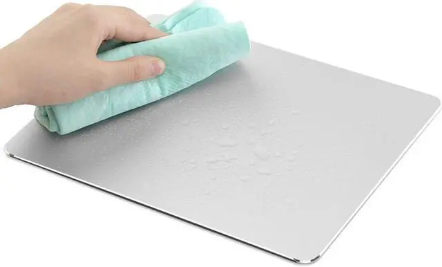 Alt view image 6 of 7 - The Vaydeer metal mouse pad is made of aluminum alloy so it can be operated smoothly, and it is hard, double-sided anti-slip and waterproof design, and it is compatible with laser mouse and optical mo