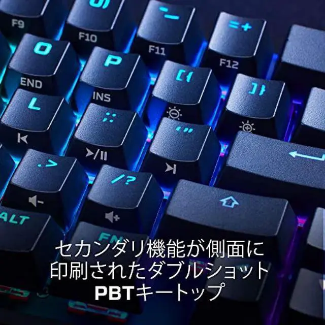 Alt view image 5 of 14 - HyperX Mechanical Gaming Keyboard HX Aqua US Layout 4P5D6AA