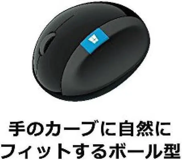 Alt view image 3 of 6 - Microsoft wireless mouse Ergonomics High-definition reading sensor Sculpt Ergonomic Mouse (Blue Track) L6V-00013