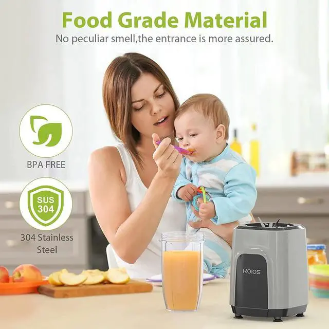 Alt view image 5 of 7 - 850W Countertop Blenders for Shakes and Smoothies; Protein Drinks; Nuts; Spices; Fruit Vegetables Drinks; Coffee Grinder for Beans; 11-Piece Kitchen Blender Set