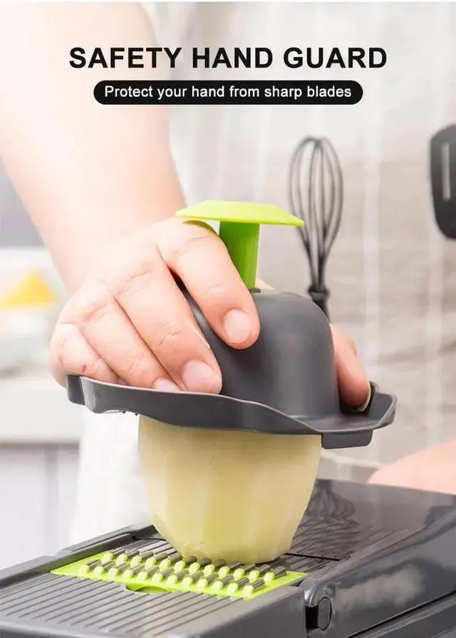 Alt view image 5 of 5 - Multifunction Vegetable Fruit Slicer Chopper Food Container