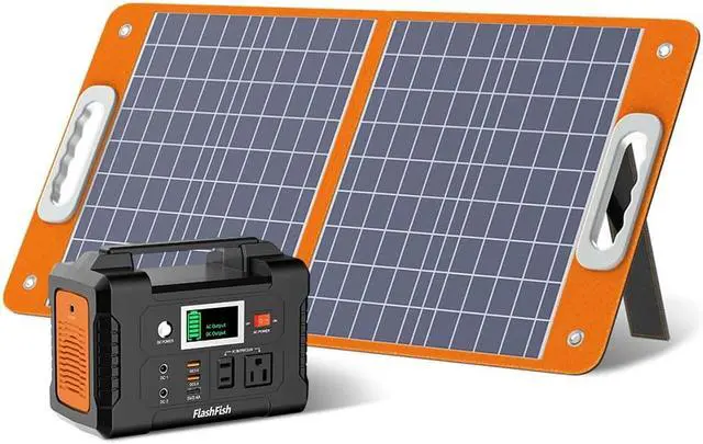 Main image of 200W Portable Power Station, 40800mAh Solar Generator with 110V AC Outlet/2 DC Ports/3 USB Ports, USB-C/QC3.0 for Phones, Tablets On Camping Van RV Road Trip