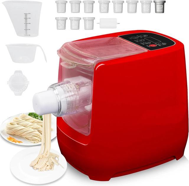 Electric Pasta Maker Machine; Automatic Noodle maker with 12 Pasta Shapes  for Home Kitchen Use 