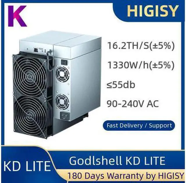 Alt view image 2 of 2 - KD Lite - 16.2 Th/s,  Bitcoin Mining Machine, BTC Asic Miner, American Support and Service+12 Month Warranty & US SELLER