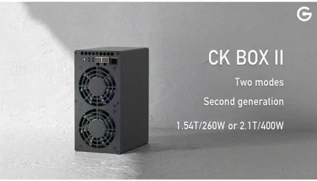 Alt view image 4 of 5 - New CK BOX II 2.1TH/s±10% | 400W±10% | Nervos Network Miner CKB Crypto Mining without PSU Mining box Better Than CK Box Mine