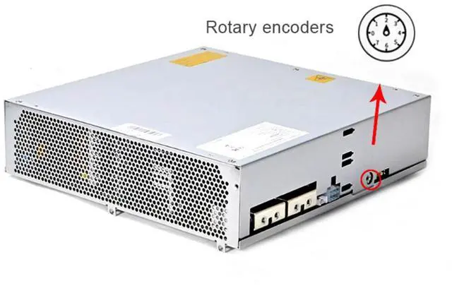Alt view image 3 of 4 - APW17 overclocking power supply Use for original air-cooled miners or air-cooled miners converted to water-cooled miners.