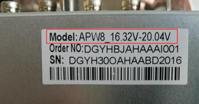 Alt view image 2 of 2 - APW8 16.32V-20.04V PSU EMC Suit for Bitmain Antminer S15 and T15 Power supply replacement
