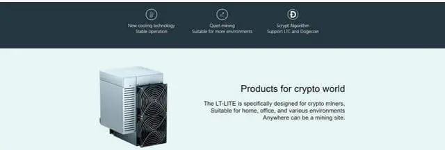 Alt view image 4 of 5 - Release  LT LITE Doge LTC Miner 1620MH/S 1450W Home Ultra Silent Computer Server Mining Machine Better Than LT5 LT6 MINI DOGE Ready To Delivery