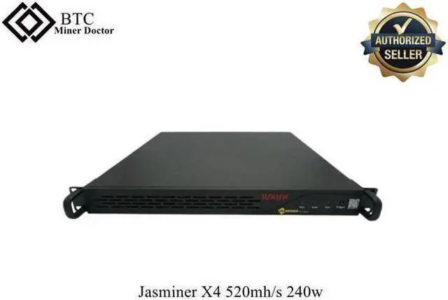 Main image of Jasminer X4 1u Eth Asic Mute Miner Hashrate of 520mh/S with Lowest Consumption 240W